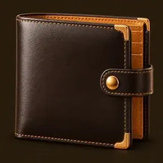 Leather bifold wallet — Lucky Vibe