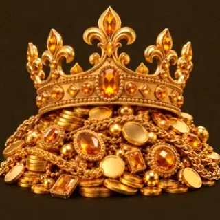 Gold treasure pile — Lucky Vibe